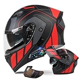 casco modulare ducati COMODO E TRASPIRANTE: Il rivestimento interno del casco da moto, morbido e confortevole, garantisce un'ottima vestibilità. È staccabile e lavabile. Il design a più canali d'aria comprende fori di ventilazione sulla parte anteriore, superiore e posteriore del casco, che non solo riduce la resistenza durante la guida, ma dissipa anche il calore nel casco e migliora il comfort durante la guida.