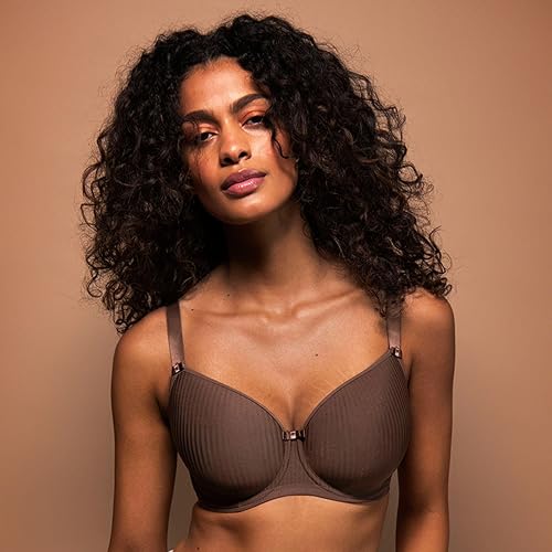 Soutien-gorge à armatures Freya Idol Coffee Roast 90C à rayures - 4