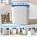 VCJ Portable Washing Machine, Twin Tub Washing Machine Laundry Compact Washer spinner Combo with 14lbs capacity, 9Lbs Washer and 5Lbs Spinner dryer for Apartments RVs and Dorms