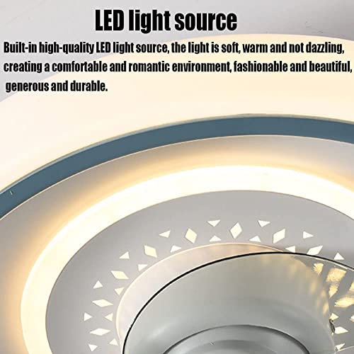 Ventilateur de plafond avec lampe à intensité variable rose - 7