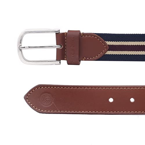 Image of Bacca Bucci Mens Fabric Comfort Stretch Casual Belts