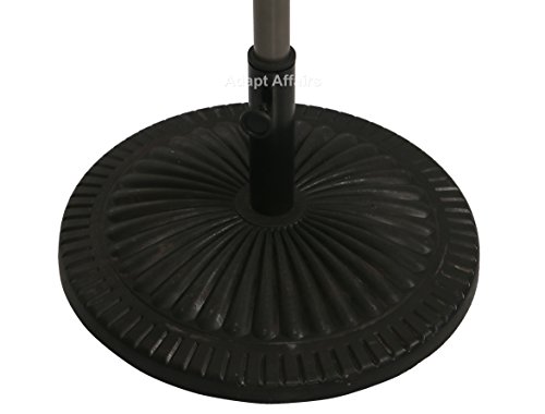 Image of INVEZO outdoor Garden Center pole umbrella big size metal center pole umbrella with 22kgs base - 9 ft dia Patio /Balcony terrace umbrella