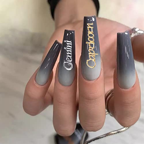 Lot de 48 breloques 3D pour ongles en alliage métallique de luxe avec strass (B) – vue 3