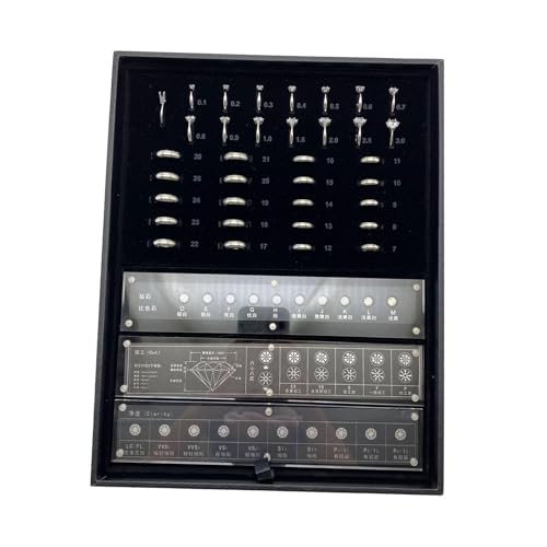 Colaxi Diamond Tester Box Diamond Test Kit Diamond Testing Tool Jewelry Testing Kit for Comparison for Jewelry Enthusiasts Portable