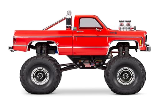 TRAXXAS TRX-4MT Chevy K10 rot 4x4 1/18 Monster-Truck RTR Brushed, mit Akku und USB Ladeger&auml;t