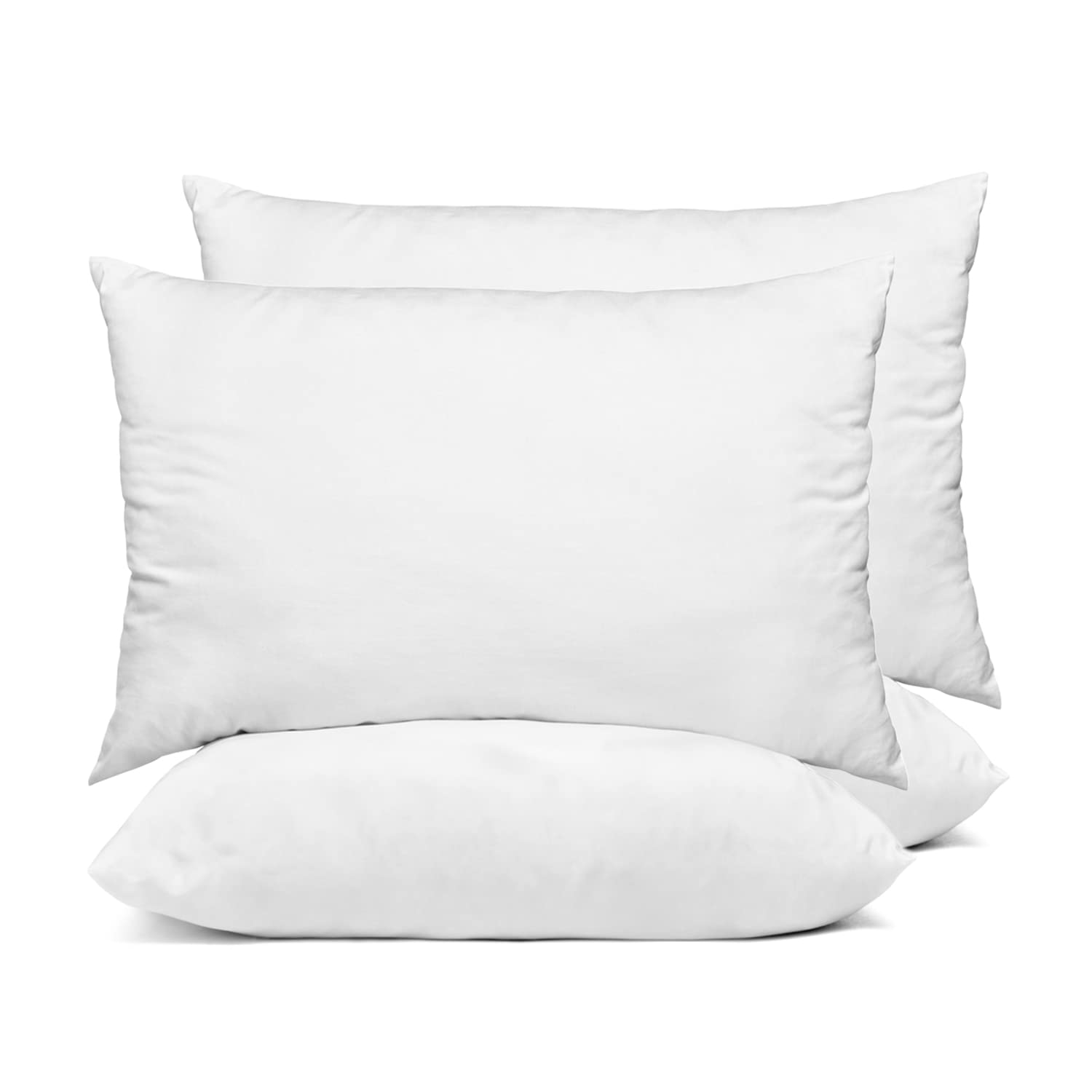 Nod Off Pack of 4 Bed Pillows - Ultra bounce Down Alternative Hypoallergenic and Dust Mite Sleeping Pillow, Hotel Quality Pillow Suitable for Back and Side Sleepers - White