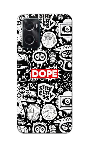 Image of Printed Hard Back Cover Case for Oppo A76 | Oppo A36 | Oppo A96 Back Cover (Mixed Cartoons) -1111