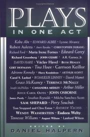 Plays in One Act 0880013052 Book Cover