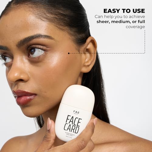 Image of FAE Beauty Foundation Brush | Dense Brush | Vegan PBT Fibres | Streak-free Application | Soft Bristles | Buildable coverage | Natural, Dewy Finish | Easily blends liquid, cream, and mousse foundations