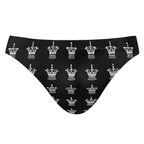 Crown Swim Briefs for Men Swimsuit Bikini Swimwear S B0404741