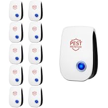 Ultrasonic Pest Repellent 10 Packs, Plug-in Ultrasonic Pest Repellent Indoor, Effectively Repel Mosquitoes Flies Mice Cockroaches Insects Spiders, Family Friendly Pest Control for Home Office Kitchen