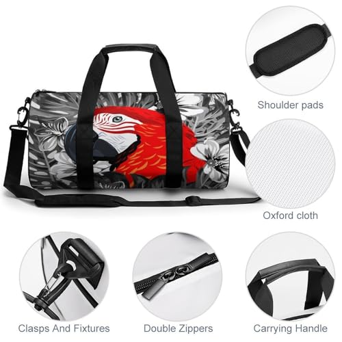 Sac de sport gym perroquet rouge pour libérer votre routine - 5
