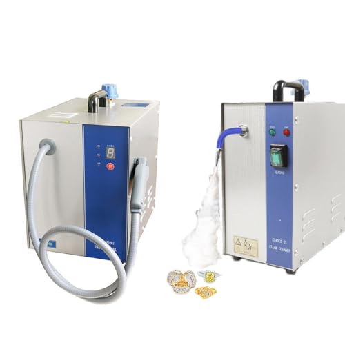Steam Cleaning Machine - Multi-Functional Handheld Dental and Jewelry Cleaner Heated Pressurized 3L Device for Deep Sanitization