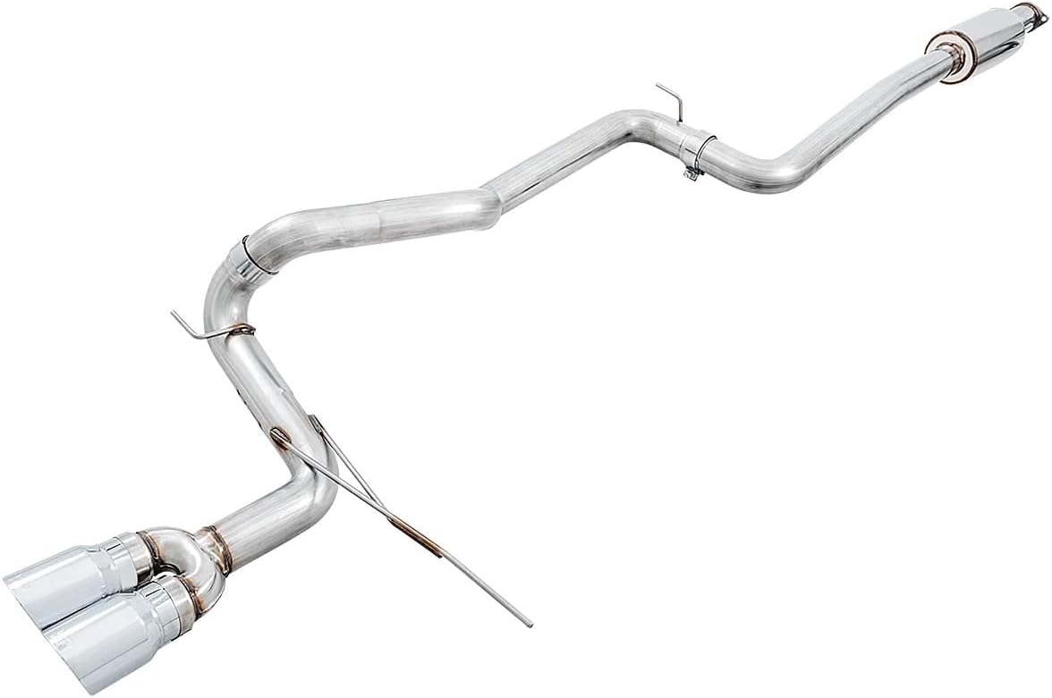 AWE Tuning Ford Focus ST Track Edition Cat-back Exhaust - Chrome Silver Tips