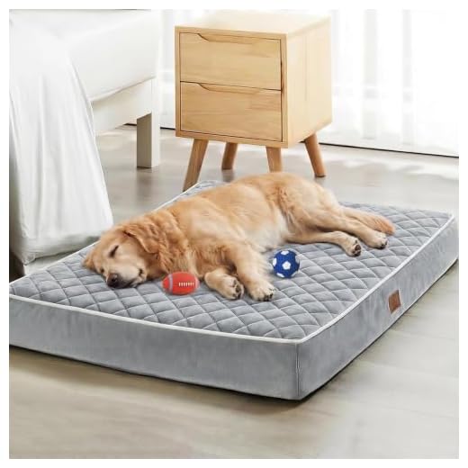 Orthopedic Waterproof Dog Bed for Large Breeds
