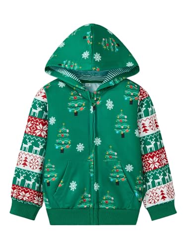 Image of Toddler Zip Up Hoodie Sweatshirt Fall Clothes Boys Jacket With Hood 2-7 Years