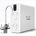 RESMO RS4800 Reverse Osmosis Water Filter, 800 GPD Tankless Reverse Osmosis System, 8-Stage RO Water Filtration System Under Sink RO System, Smart LED Faucet, 2:1 Pure to Drain