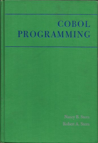 COBOL Programming 0471823171 Book Cover
