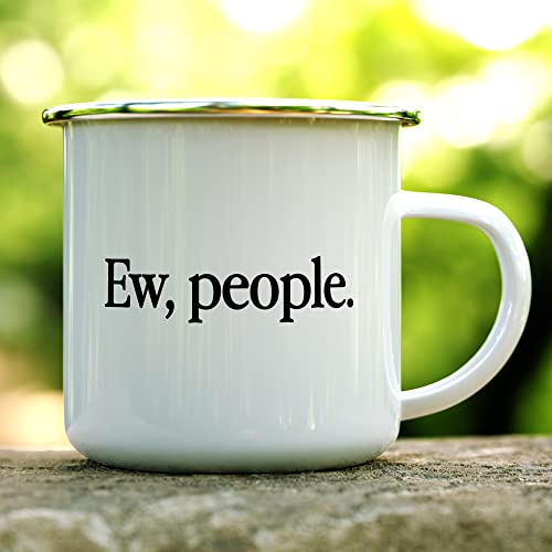 Taza Camping Loftipop Ew People 12oz Blanco miniatura 2