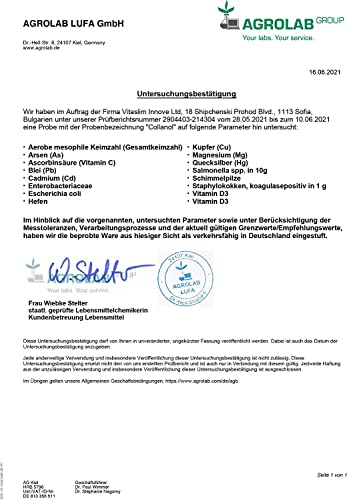 Collanol – Innovation in der Pflege gesunder Gelenke Flüssige Formel in einer Doppelkapsel 3D- Kollagen + Mizell-Extrakt von Curcumawurzeln 1 Kapsel/Tag. Laborgeprüft (100 Kapseln)