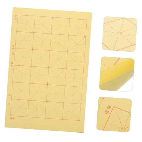 Operitacx 450 Folhas papel de prática de caligrafia suprimentos caligrafia de papel de arroz papel d