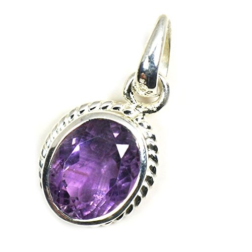Pendentif améthyste naturelle et argent 925, un bijou d'exception - 2