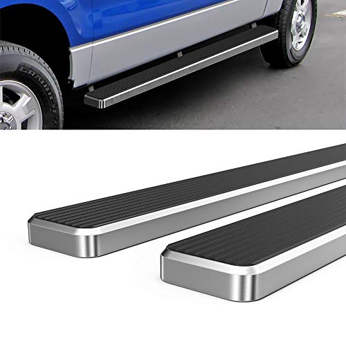 HD Ridez estribos running board 5 pulgadas plateado miniatura 4