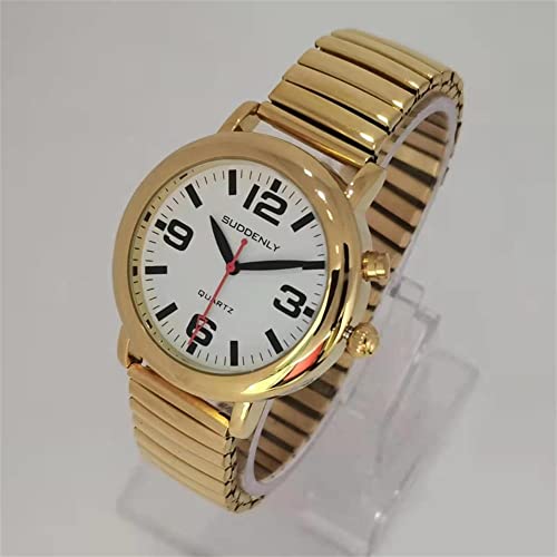 English Talking Watch For Seniors Unisex Men Women Loud Sound Time-Day-Date Alarm Clock For Visually Impaired #TOP2