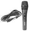 Fenton DM105 Wired Dynamic Handheld Microphone Pair with XLR-Jack Cables, Unidirectional Cardioid Vocal Mics for Karaoke, DJ, PA, MC Performances and Stage Rehearsals, Black #1