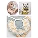 Psdndeww Pet Costume for Cat Dog Lace Princess Saliva Towel Bib Scarf Holiday Dress-Up Accessories for Cats Small Do