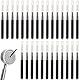 CREATCABIN 30 Stück Duschkopf Reinigungsbürste Kleines Loch Duschkopf Reinigungswerkzeug Düsen Entstopfungs Set Multifunktionales Duschkopf Reinigungsbürsten Picks Set Für Haushalt Schwarz 58x4mm
