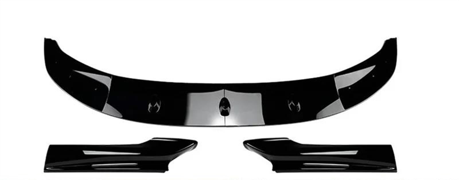 Lèvre de pare-chocs avant en ABS noir brillant pour BMW Série 5 F10 F11 2011-2017