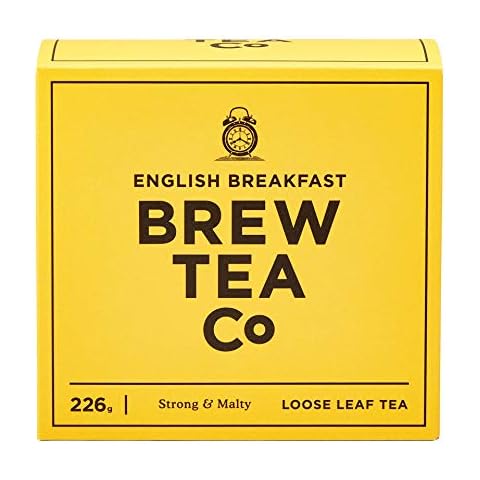 Brew Tea Co - English Breakfast Loose Leaf Tea - Strong and Malty - 226g Cover