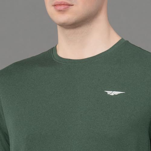 Image of Red Tape Activewear Round Neck T-Shirt for Men | Quick Dry | Anti Microbial | Stretchable