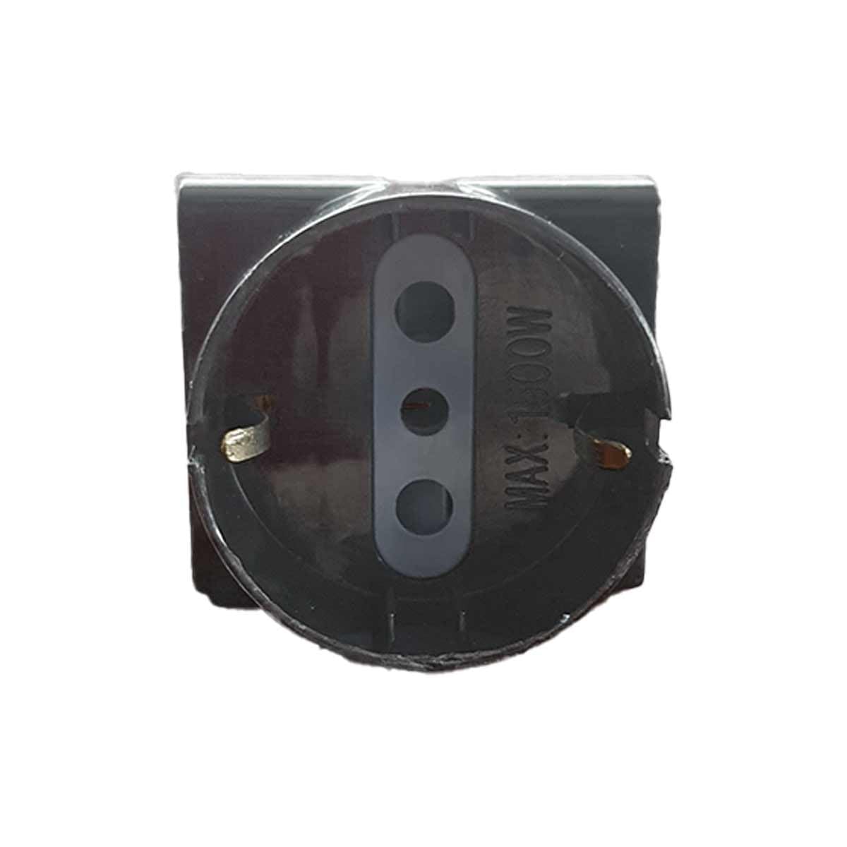 Adattatore Da Viaggio Tripla Presa - 2 Bipasso 10A/16A + 1 Schuko, Nero (2 Pezzi) - Foto 11