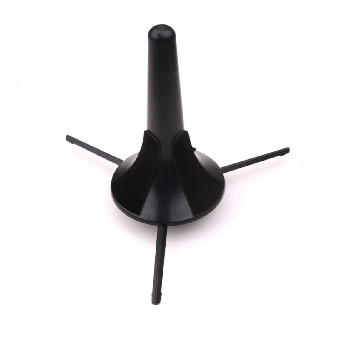 GOOHOCHY Portable Trumpet Stand Foldable Tripod Metal Bracket for Trumpet Holder and Support Music Stand