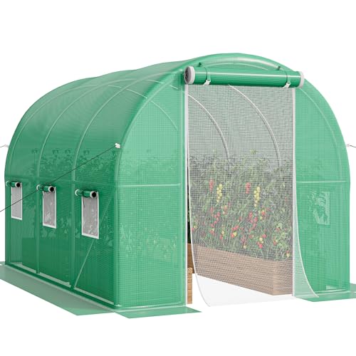YITAHOME 10'x6.5'x6.5' Greenhouses Large Walk-in Green House Heavy Duty Tunnel...