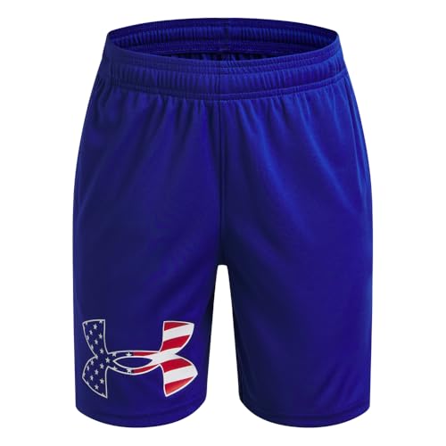 Under Armour Boys Freedom Tech Shorts (400) Royal / / Red Youth Large