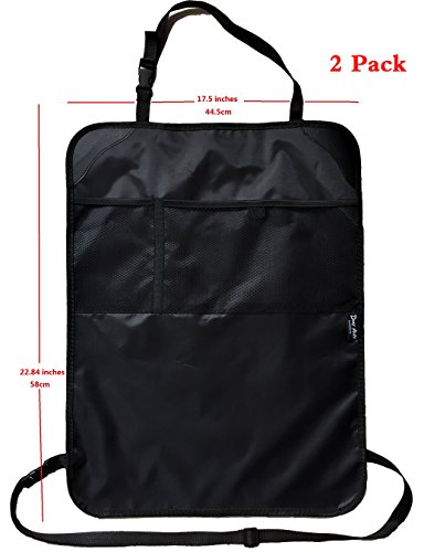 Dear Auto Kick Mats for Baby/Multi Use Car Seat Protector/Reinforced Corners / 2 Pack Best Choice/Lifetime Guarantee