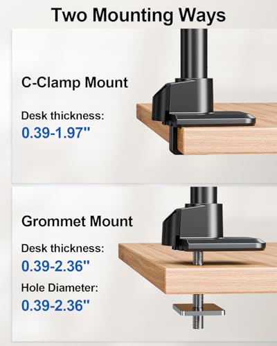 ErgoFocus Heavy Duty Single Monitor Mount for Max 49" Ultrawide Screens - image 6