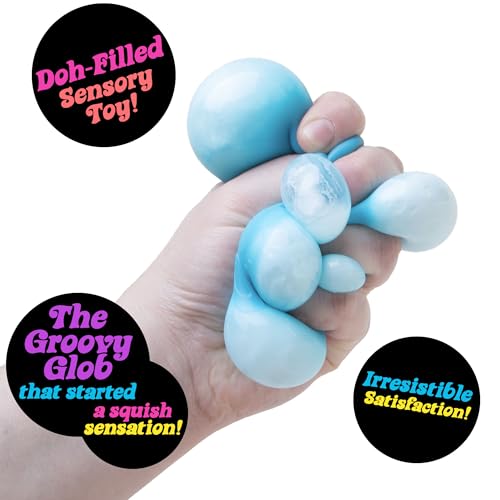 Image of Schylling NeeDoh Original - Sensory Fidget Toy - Blue - Ages 3 to Adult , 1 Count ( Pack of 1)