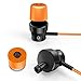 immagine 4LUDOS TURBO Auricolari In-Ear Cuffie Ergonomiche alla Moda, Cuffiette con Microfono, Nuovo Memory Foam, Cavo Resistente, Bassi, per Samsung, iPhone, Huawei
