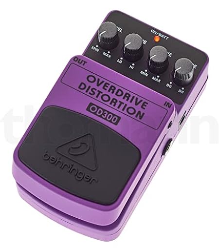 Behringer OD300 - Pedal de efectos, controles dedicados de tono | Ya disponible en tu tienda friki favorita! En mundofriki.es!
