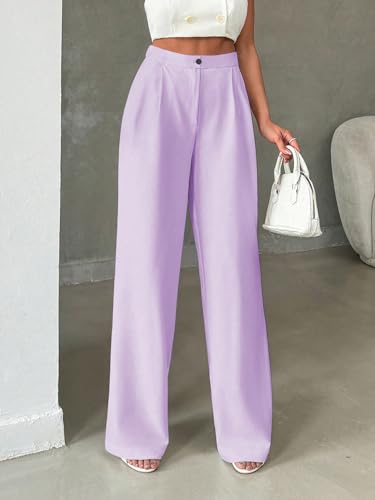 Image of Toochki Trousers for Woman Pants Women's Formal Office Korean | Black Track Pant | Straight | Cotton Spandex Stretchable Trouser | High-Waisted Bottom Wear