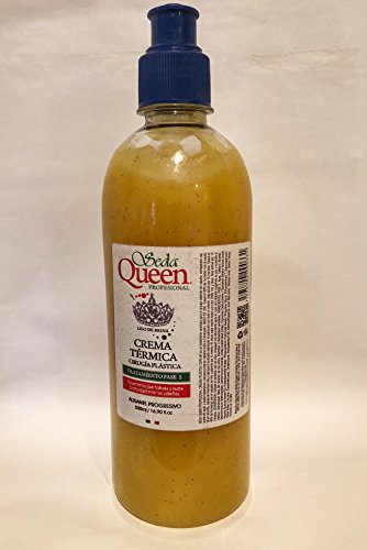 SEDA QUEEN Tratamiento de Alisado Capilar Profesional del Cabello - Professional Hair Straightening Smoothing Treatment for Better Looking Hair - 16.9 Oz / 0.5 Lt - PHASE 2 ONLY of 3 Phase Kit