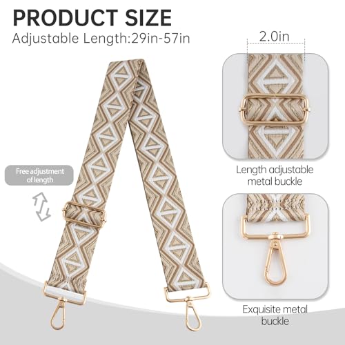 Image of Dksongr Purse Straps Replacement Crossbody Wide Bag Strap for Purses Adjustable shoulder Straps for Women bags