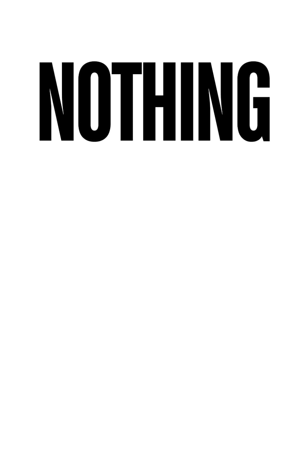 The Nothing Book: Joke gift to give to the person who asked for nothing