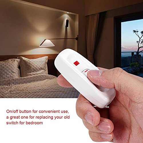 On/Off Button Inline Cord Switch for Table Lamp Desk Light Bed Lamp AC 10A 250V(white) - Image 4