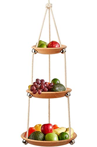 Corbeille A Fruits A Suspendre A 3 Niveaux De Hauteur Reglable Circulaire En Ligne