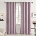 Deconovo Thermal Insulated Window Treatments Blackout Curtains Grommet Top Curtains for Kids Room 52W x 84L Inch Lavender 2 Panels